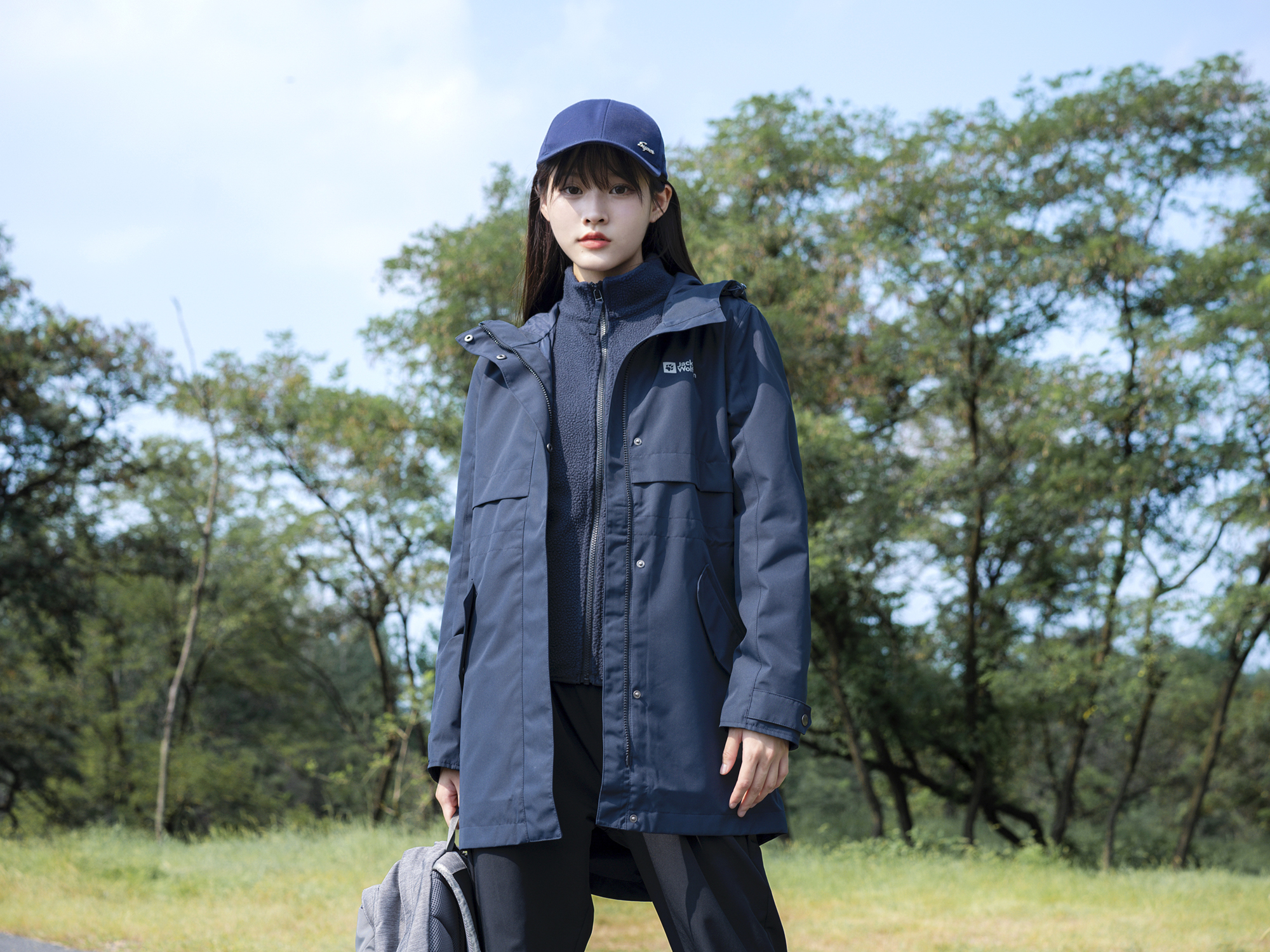 狼爪EC HOPEN LONG 3IN1 JKT W女摇粒绒三合一5322241-1010